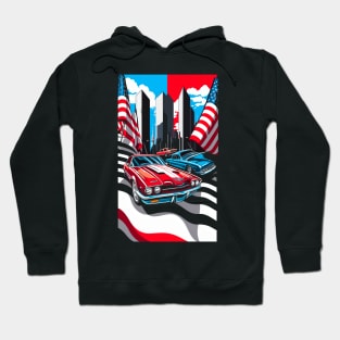 New York American Flag Hoodie